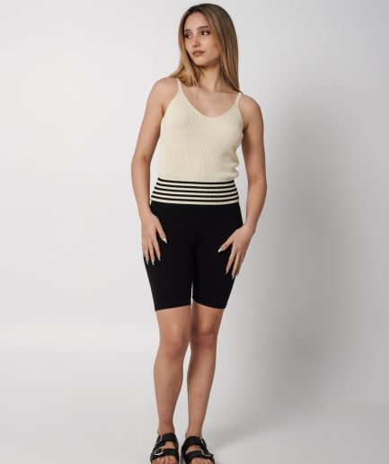 Musculosa abeja lycra