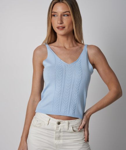 Musculosa trenza Fatima lycra