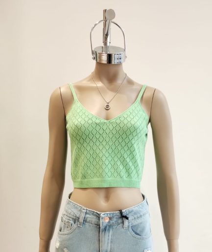 Musculosa top calada