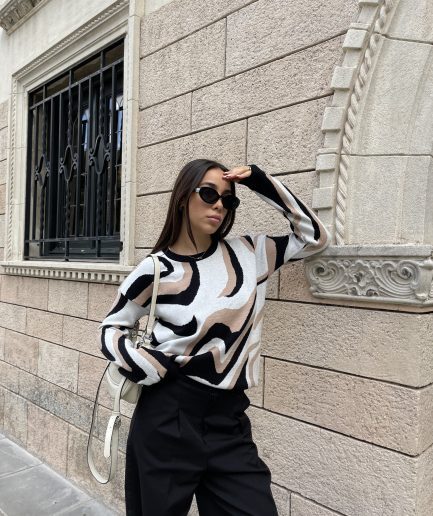 Sweater jacquard camuflado