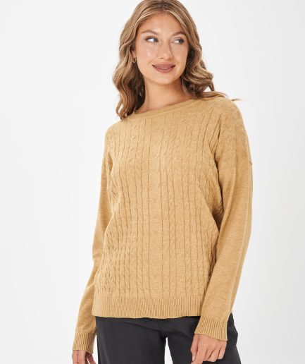 Sweater trenzas variadas