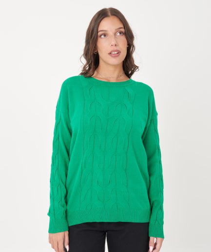 Sweater trenza eslabón
