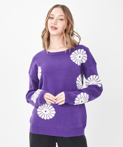 Sweater jacquard loto