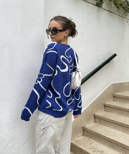 Sweater jacquard esponja