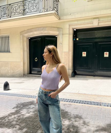 Musculosa lola trenza