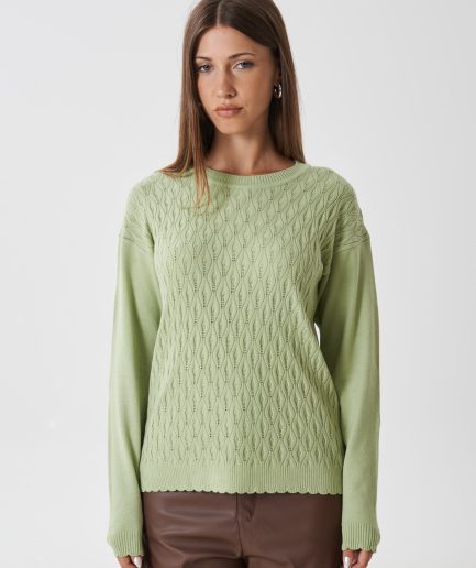 Sweater calado escamas Rubi