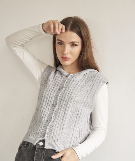 Chaleco trenza Zoe