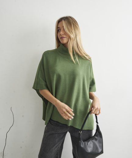 Sweater poncho polera Anabel