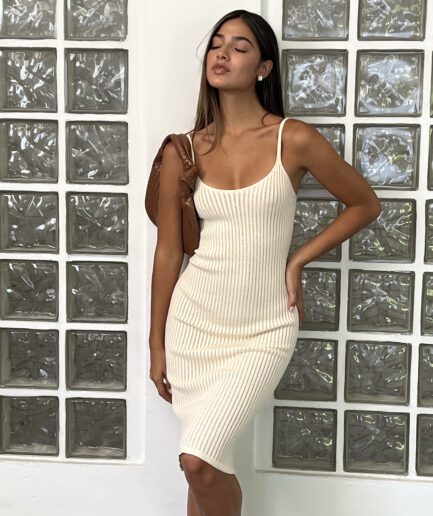 Vestido largo calado Yani