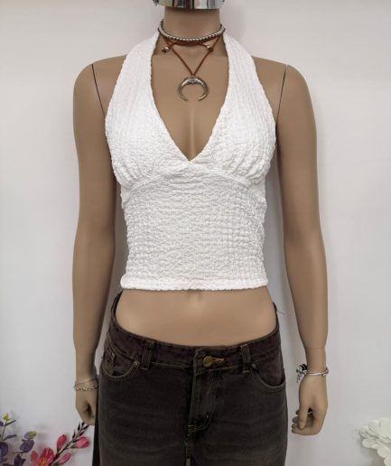 Top hawai escote cavado