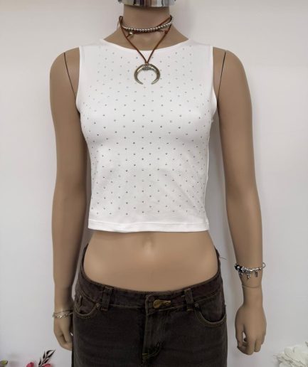 Musculosa micro strass Estrella