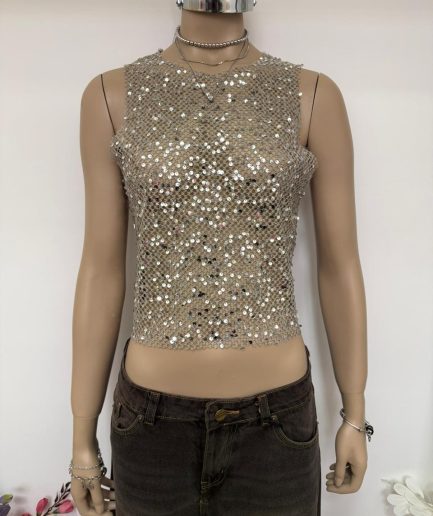 Musculosa red lentejuela Shakira
