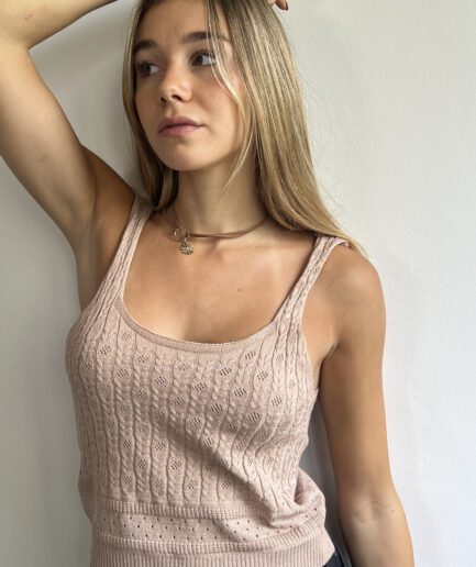 Musculosa calada trenzas Venus
